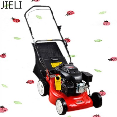 Portable petrol grass cutting lawn mower machine